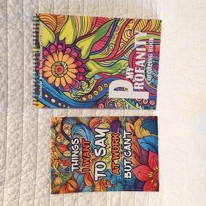 2x profanity colouring books